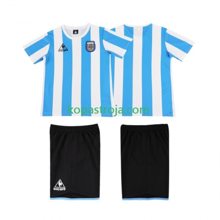 Billiga Fotbollströjor Argentina Retro Barn Hemma tröja 1986 Kortärmad